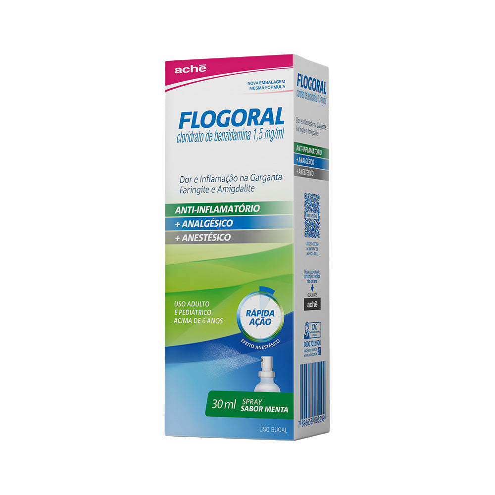 Flogoral Spray Menta com 30Ml