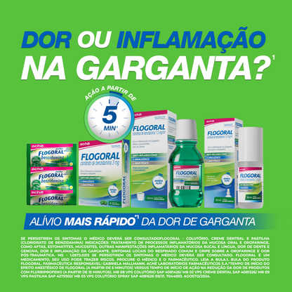 Flogoral Creme Dental com 70Mg