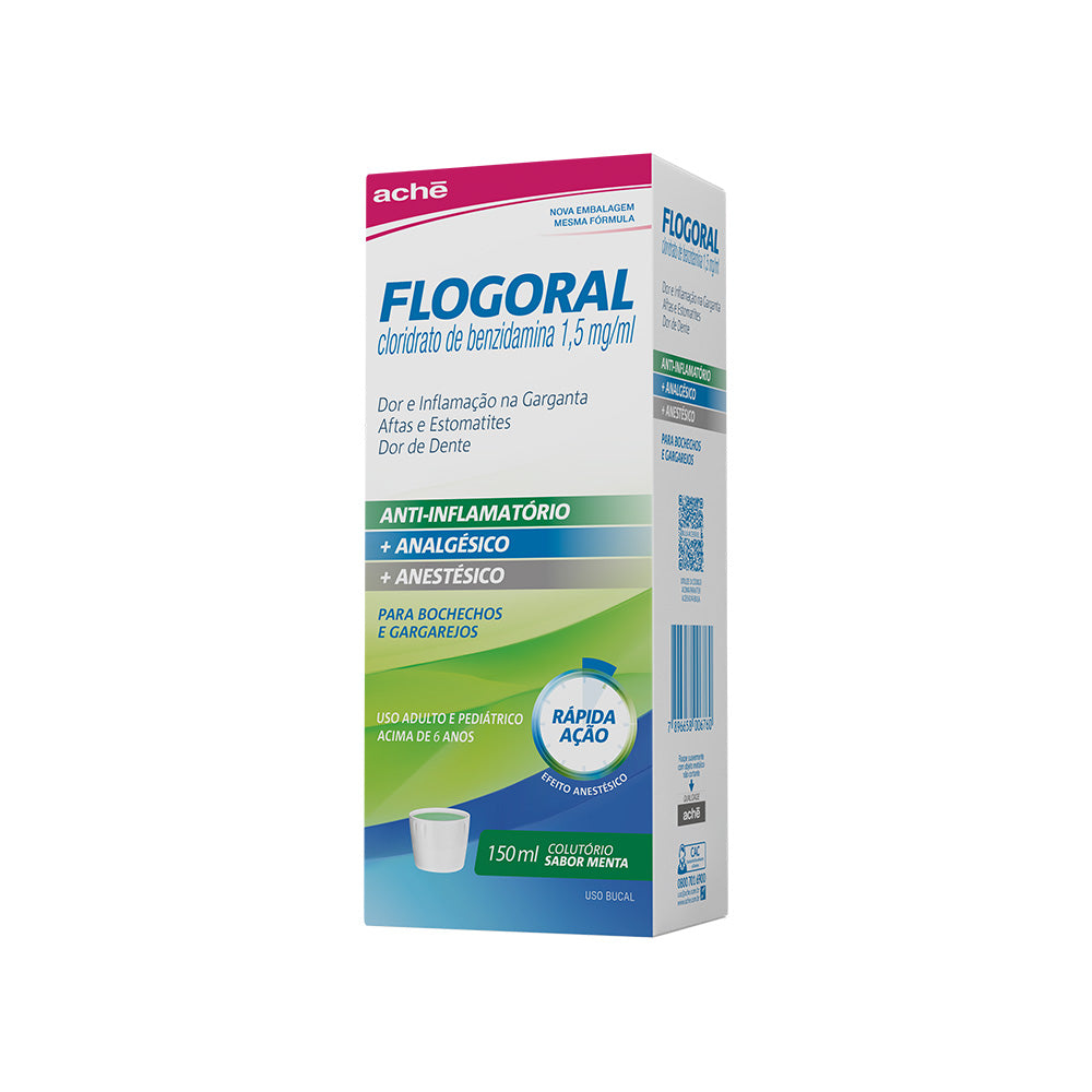 Flogoral Sabor Menta com 150Ml