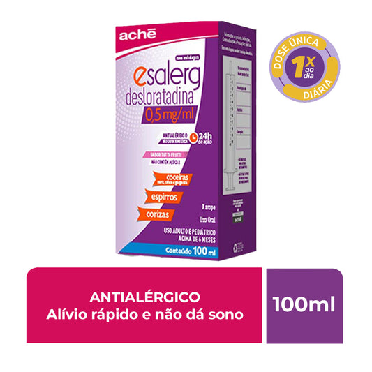 Esalerg Desloratadina 0,5mg/ml Xarope 100ml