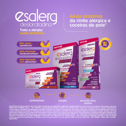 Esalerg Desloratadina 0,5mg/ml Xarope 100ml
