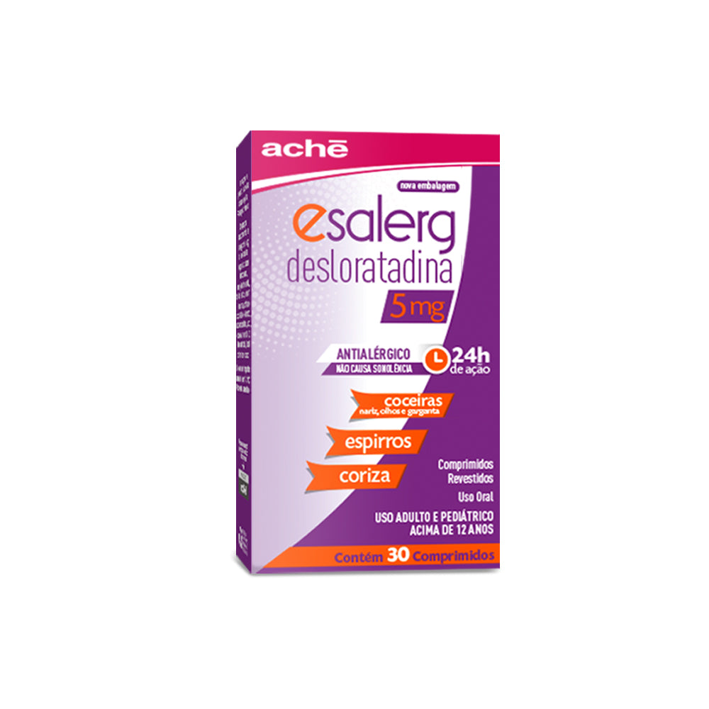 Esalerg Desloratadina 5mg 30 comprimidos