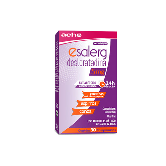 Esalerg Desloratadina 5mg 30 comprimidos