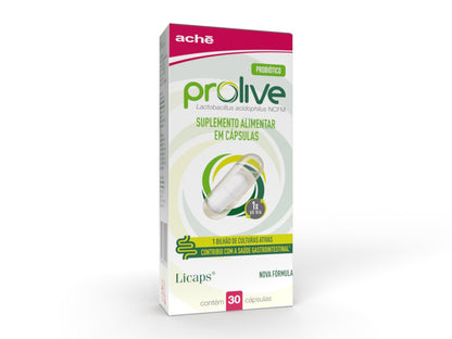 Prolive Suplemento Probiótico  - 30 Cápsulas