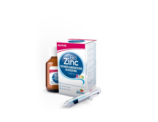 BioZinc Zinco suplemento alimentar infantil 2mg/0,5ml 75ml