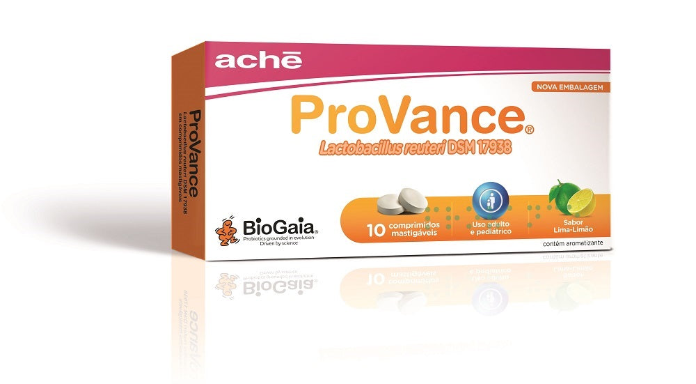 ProVance Probiótico Lima-Limão com 10 comprimidos