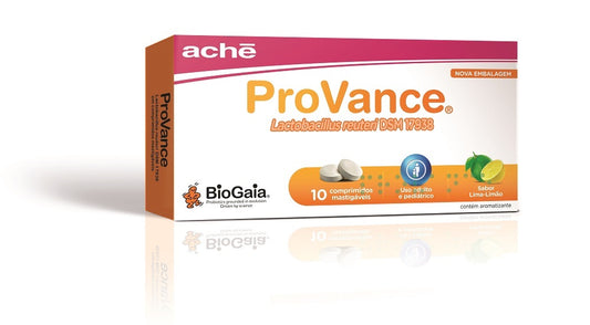 ProVance Probiótico Lima-Limão com 10 comprimidos