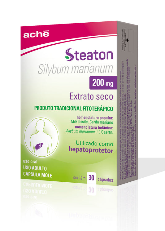 Steaton Silimarina 200mg 30 cápsulas
