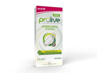 Prolive Suplemento Probiótico com 6 cápsulas
