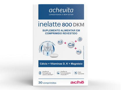 Inelatte Cálcio 800DKM 30 comprimidos