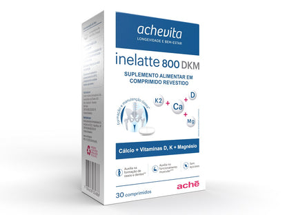 Inelatte Cálcio 800DKM 30 comprimidos