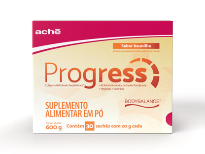 Progress Colágeno hidrolisado Body Balnace + BBCA + Magnésio + vitaminas 30 sachês