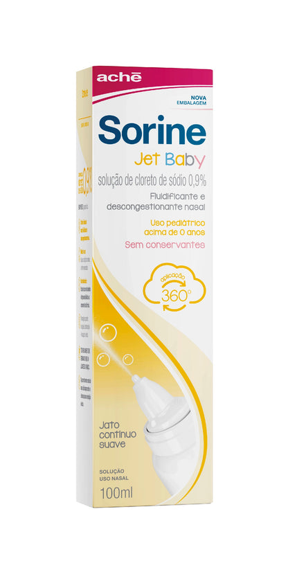Sorine Jet Baby Descongestionante Nasal Infantil Spray 100ml