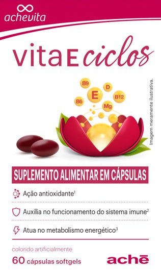 Vita E Ciclos Polivitamínico 60 cápsulas