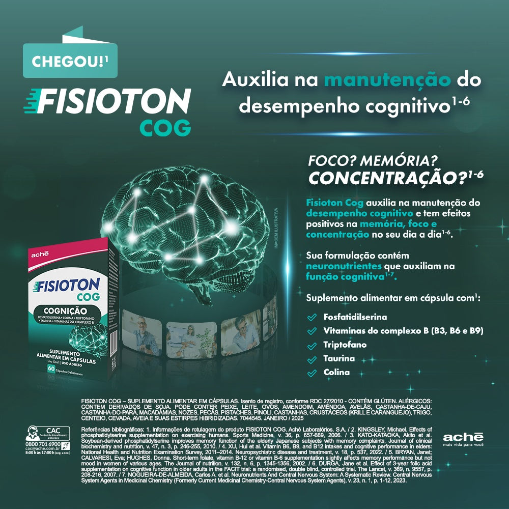 Fisioton Cog 60 Cápsulas Gelatinosas