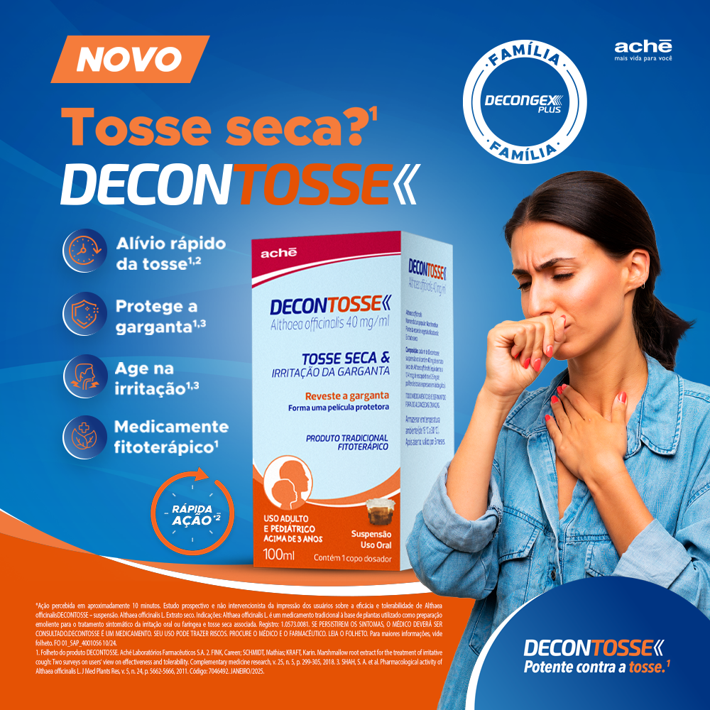 Decontosse 40mg/ml Suspensão Oral 100ml + Copo Dosador
