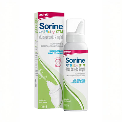 Sorine XTM Jet Baby Descongestionante Nasal 0,9% 100ml