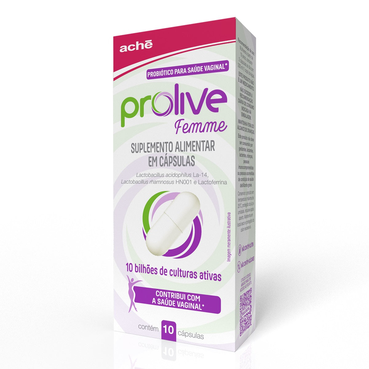 Prolive Probiótico Femme 10 cápsulas
