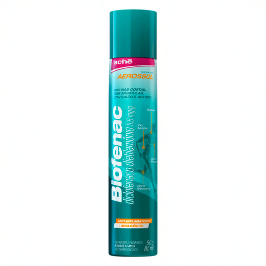 Biofenac Anti-inflamatório e dor muscular 11,6mg/g 60g Aerosol