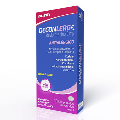 Deconlerg Desloratadina 5mg 10 Comprimidos